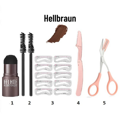 PerfectBrow™ | Augenbrauen-Schablonen-Set