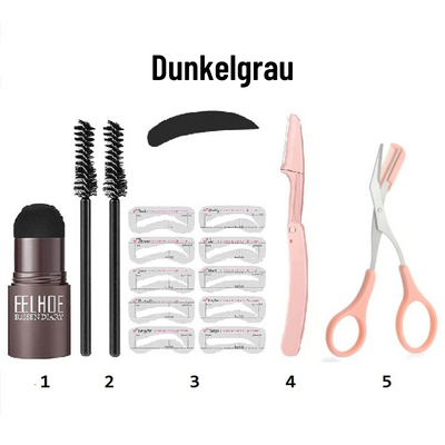 PerfectBrow™ | Augenbrauen-Schablonen-Set