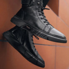 Knox™ - Schwarze Lederstiefel