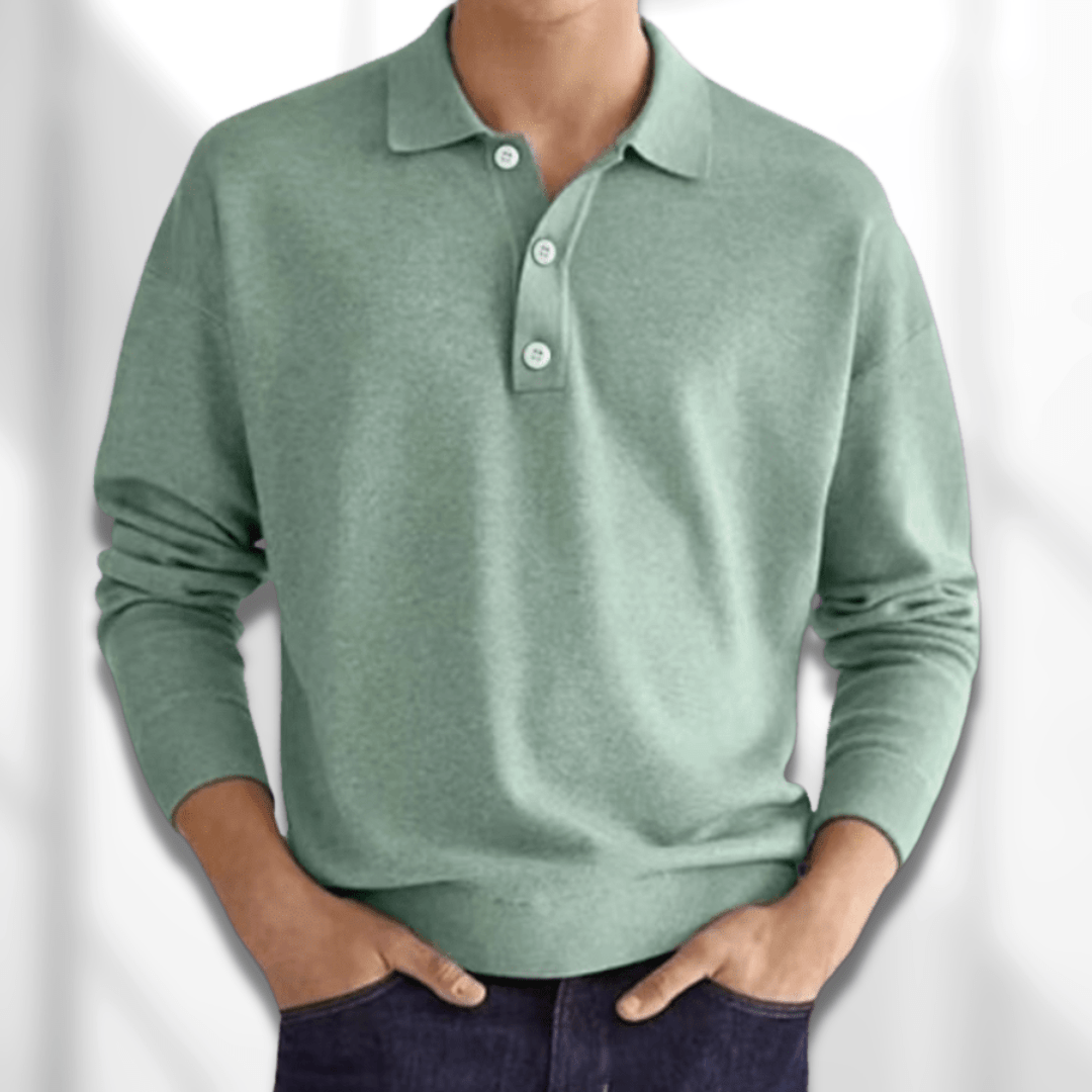 Aiden™ | Der Polo-Pullover, der Luxus neu definiert