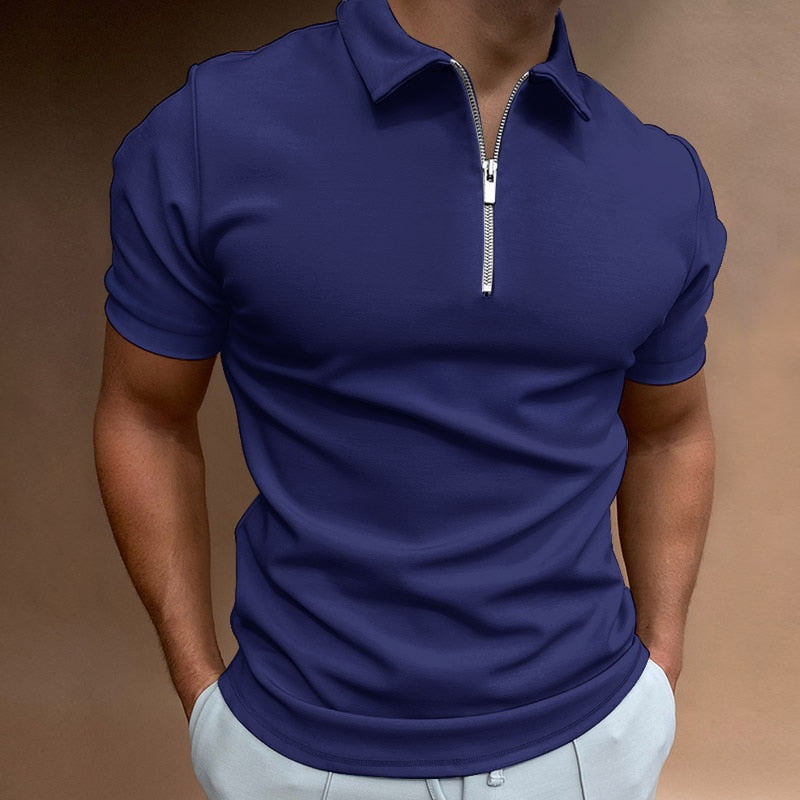 Florian™ l Lässiges Zip-Poloshirt