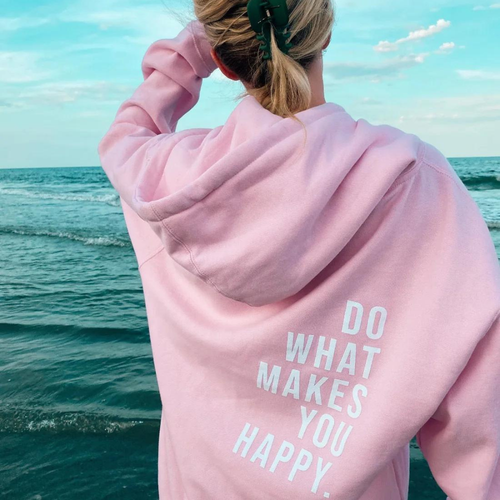 Jane™ - "Do What Makes You Happy" Kapuzenpulli