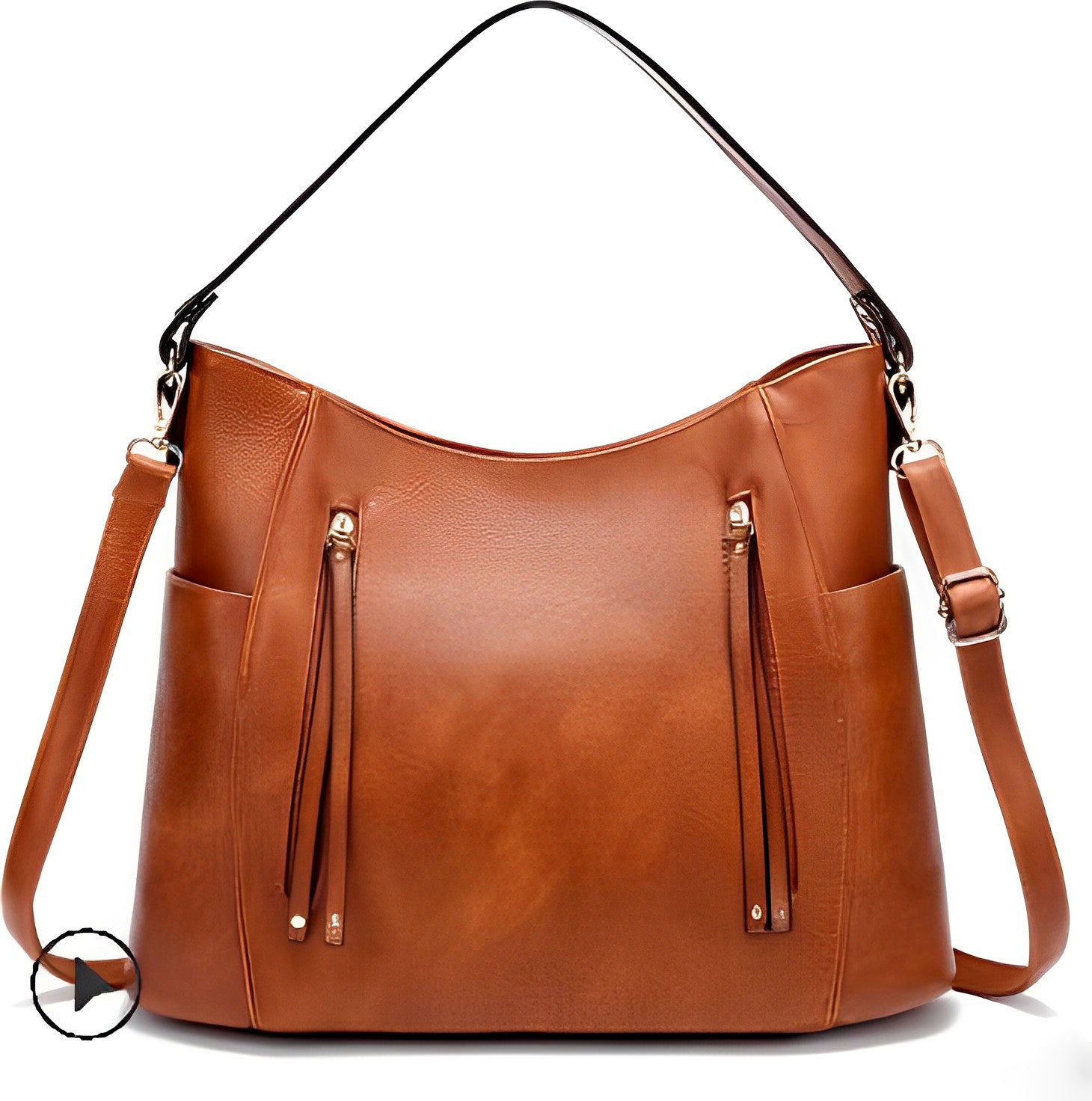 Noemie™ - Elegante Vintage-Ledertasche