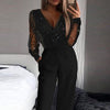 Faria™ - Modischer Jumpsuit mit weitem Ausschnitt